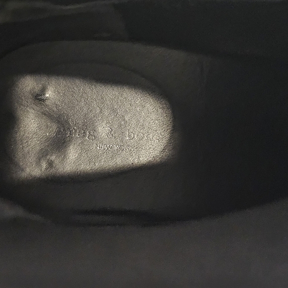 Rag & Bone Boots Alsen Flocked Suede Ankle Chelsea Cheetah Print Size 40 - Picture 12 of 12